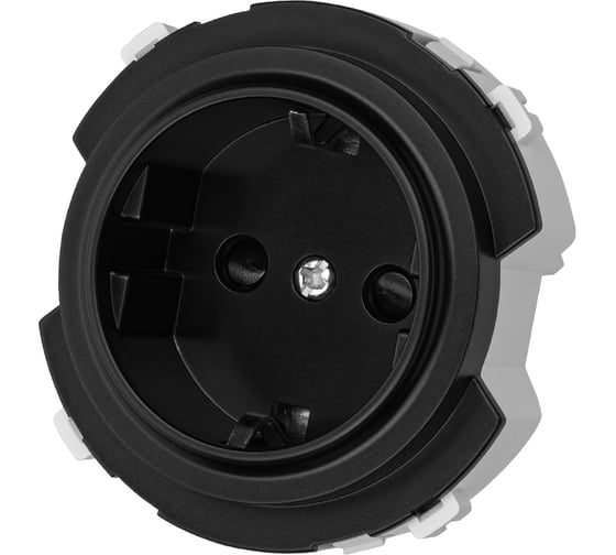 Розетка TDM ELECTRIC 2п+з 16а 250в с защитными шторками агат, "байкал" SQ1819-0207 1