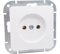 Механизм розетки 1-местн. Bylectrica СУ без земл. серия АСТРУМ, белый РС16-1501