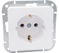 Механизм розетки 1-местн. Bylectrica СУ с земл. серия АСТРУМ, белый РС16-1502