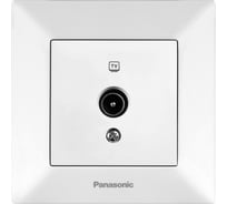 Розетка TV Panasonic концевая белая Arkedia 54768 WMTC0451-2WH