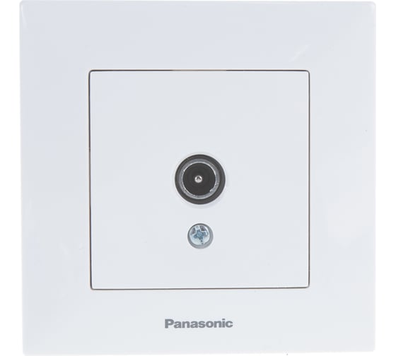 Розетка TV Panasonic концевая белая Arkedia 54768 WMTC0451-2WH
