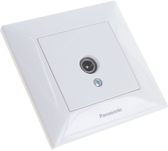 Розетка TV Panasonic концевая белая Arkedia 54768 WMTC0451-2WH