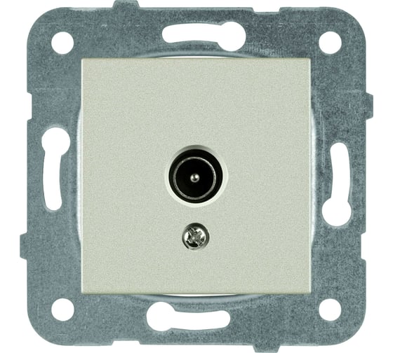 Розетка TV Panasonic МОДУЛЬ Karre Plus 54836 проходная 12dB бронза WKTT0452-2BR-RES 1