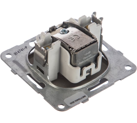 Розетка TV Panasonic МОДУЛЬ Karre Plus 5485 проходная 12dB темно-серый WKTT0452-2DG-RES
