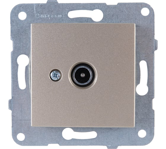 Розетка TV Panasonic Karre Plus 54837 МОДУЛЬ концевая бронза WKTT0451-2BR-RES