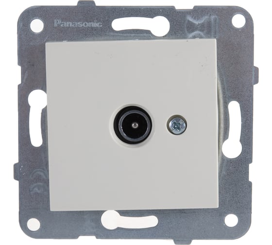 Розетка TV Panasonic МОДУЛЬ Karre Plus 54887 проходная 12dB крем WKTT0452-2BG