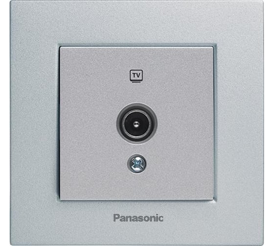Розетка TV Panasonic МОДУЛЬ Karre Plus 54870 проходная 12dB серебро WKTT0452-2SL-RES 1