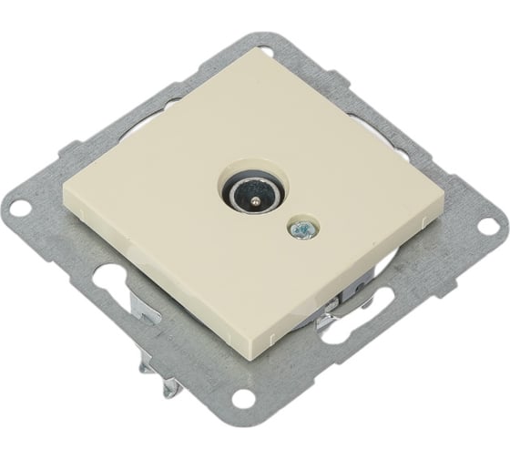 Розетка TV Panasonic МОДУЛЬ Karre Plus 54888 концевая крем WKTT0451-2BG