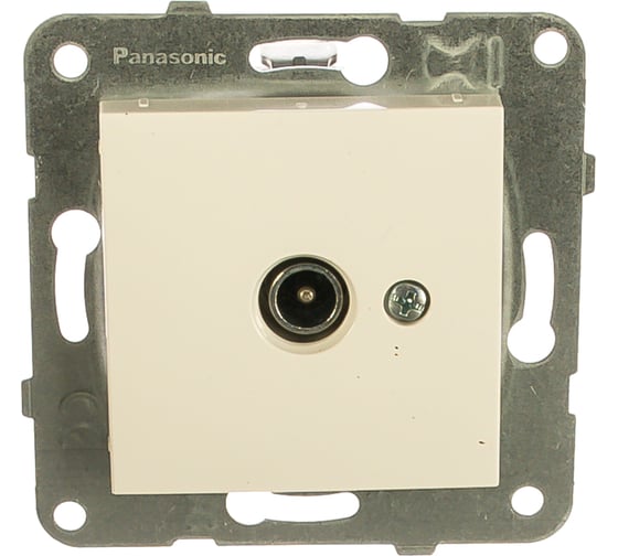 Розетка TV Panasonic МОДУЛЬ Karre Plus концевая белая 54905 WKTT0451-2WH 1