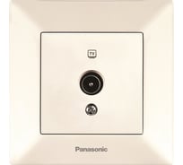Розетка TV Panasonic Arkedia 54742 концевая крем WMTC0451-2BG-RES