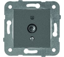 TV Розетка Panasonic МОДУЛЬ Karre Plus концевая темно-серая 54854 WKTT0451-2DG