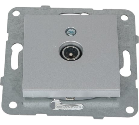 Розетка TV Panasonic МОДУЛЬ Karre Plus 54871 концевая серебро WKTT0451-2SL