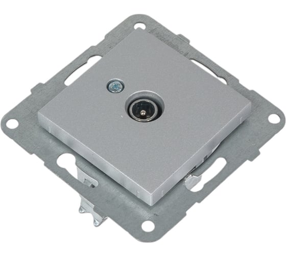 Розетка TV Panasonic МОДУЛЬ Karre Plus 54871 концевая серебро WKTT0451-2SL