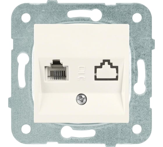 Розетка TF Panasonic МОДУЛЬ Karre Plus 54890 крем WKTT0402-2BG 1
