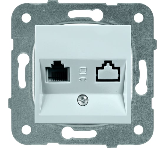 Розетка TF Panasonic МОДУЛЬ Karre Plus 54873 серебро WKTT0402-2SL