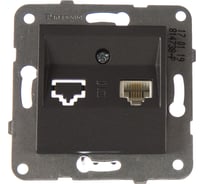Розетка TF Panasonic МОДУЛЬ Karre Plus 54856 темно-серый WKTT0402-2DG-RES