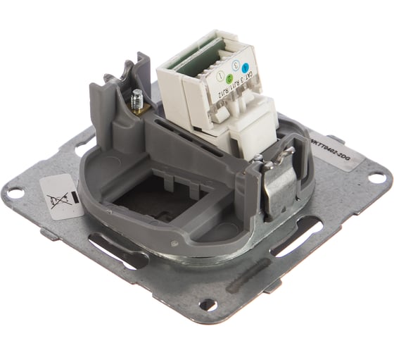 Розетка TF Panasonic МОДУЛЬ Karre Plus 54856 темно-серый WKTT0402-2DG-RES