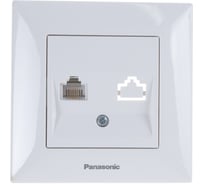 Розетка TF Panasonic Arkedia 54769 белая WMTC0402-2WH-RES