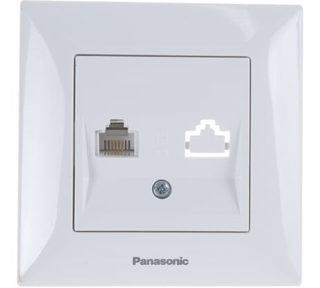 Розетка TF Panasonic Arkedia 54769 белая WMTC0402-2WH-RES