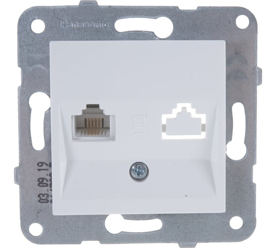 Розетка TF Panasonic МОДУЛЬ Karre Plus 54907 белая WKTT0402-2WH 1