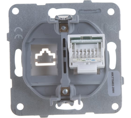 Розетка TF Panasonic МОДУЛЬ Karre Plus 54907 белая WKTT0402-2WH