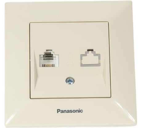 Розетка TF Panasonic Arkedia 54743 крем WMTC0402-2BG-RES