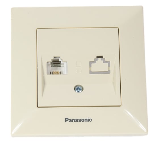 Розетка TF Panasonic Arkedia 54743 крем WMTC0402-2BG-RES