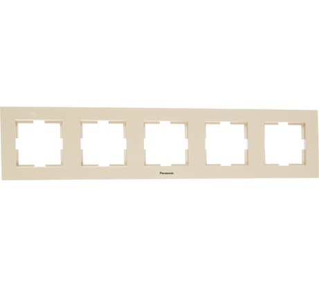 Рамка Panasonic Karre Plus 5м горизонтальная крем 54818 WKTF0805-2BG