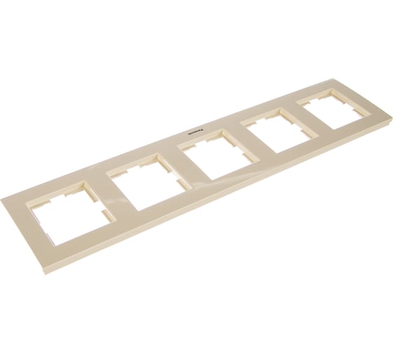 Рамка Panasonic Karre Plus 5м горизонтальная крем 54818 WKTF0805-2BG
