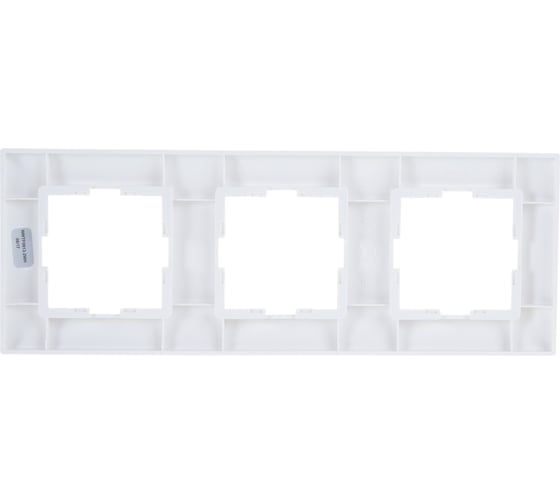 Рамка Panasonic Arkedia 54759 3м вертикальная белая WMTF0813-2WH-RES