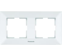 Рамка Panasonic Arkedia 54765 2м горизонтальная белая WMTF0802-2WH