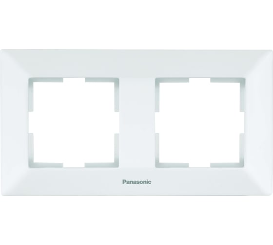 Рамка Panasonic Arkedia 54765 2м горизонтальная белая WMTF0802-2WH 1