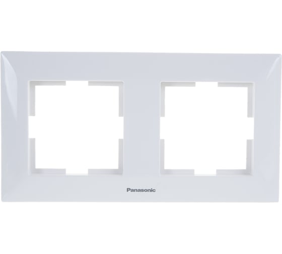 Рамка Panasonic Arkedia 54765 2м горизонтальная белая WMTF0802-2WH