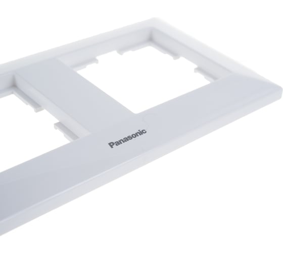 Рамка Panasonic Arkedia 54765 2м горизонтальная белая WMTF0802-2WH