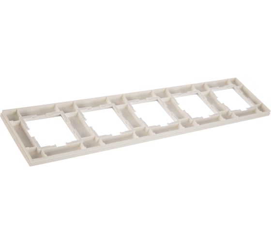 Рамка Panasonic Karre Plus 54829 5м горизонтальная белая WKTF0805-2WH-RES