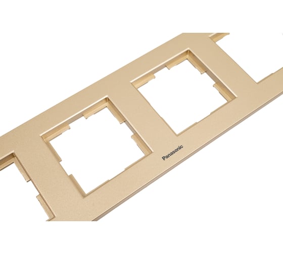 Рамка Panasonic Karre Plus 54787 6м горизонтальная бронза WKTF0806-2BR