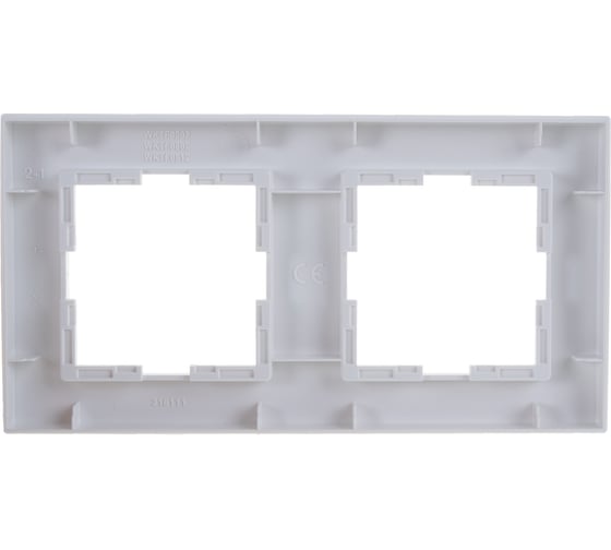 Рамка Panasonic Karre Plus 2м вертикальная белая 54826 WKTF0812-2WH