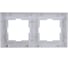 Рамка Panasonic Karre Plus 2м вертикальная белая 54826 WKTF0812-2WH 2