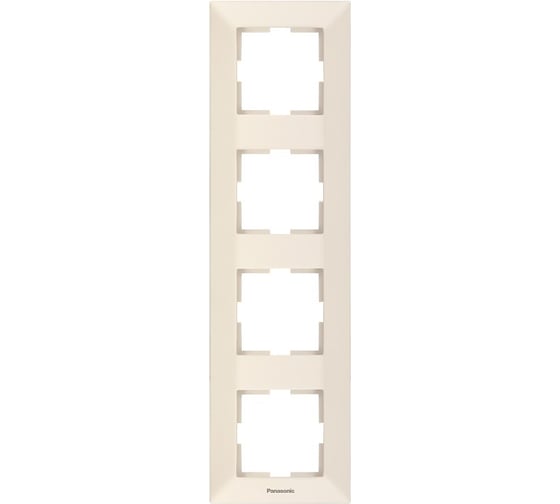 Рамка Panasonic Arkedia 54732 4м вертикальная крем WMTF0814-2BG-RES