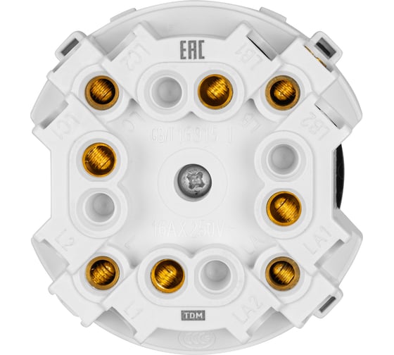 4-клавишный выключатель TDM ELECTRIC 16а 250в кнопочный Механизм агат, "байкал" SQ1819-0228