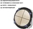 4-клавишный выключатель TDM ELECTRIC 16а 250в кнопочный Механизм шампань, "байкал" SQ1819-0528 5