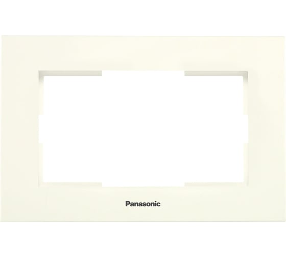 Рамка Panasonic Karre Plus 54816 для 2-й розетки крем WKTF0809-2BG-RES