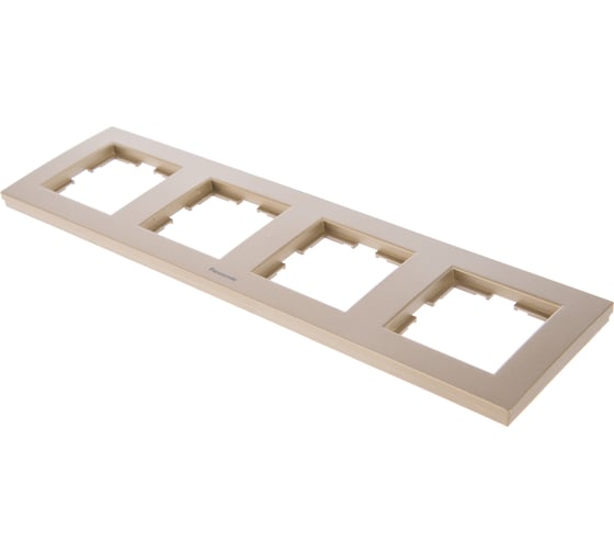 Рамка Panasonic Karre Plus 54789 4м горизонтальная бронза WKTF0804-2BR-RES