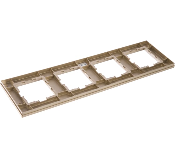 Рамка Panasonic Karre Plus 54789 4м горизонтальная бронза WKTF0804-2BR-RES