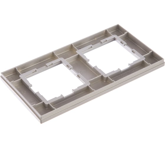 Рамка Panasonic Karre Plus 54811 2м горизонтальная серебро WKTF0802-2SL