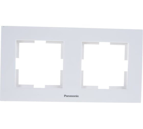 Рамка Panasonic Karre Plus 54832 2м горизонтальная белая WKTF0802-2WH 1