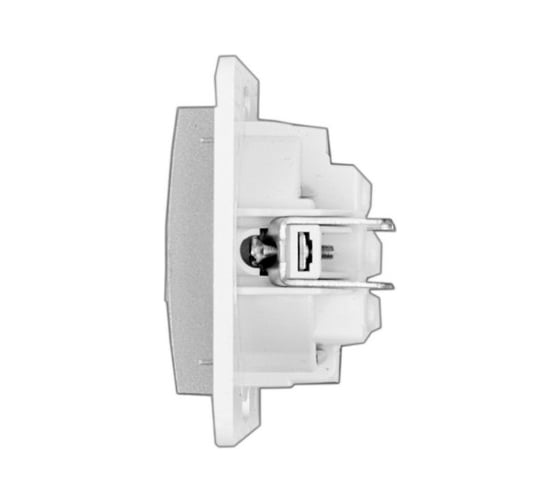 Механизм розетки Aling-conel PRESTIGE с заземлением 16A 250V серебряная /арт. / 6030.S