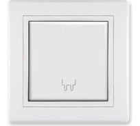 Розетка Aling-conel PRESTIGE с заземлением с крышкой керамическое основание 16A 250V белая /арт. / 603.00