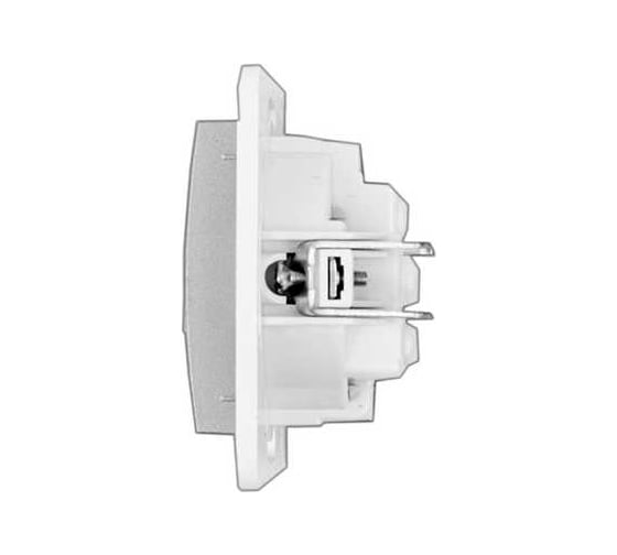 Механизм розетки Aling-conel PRESTIGE /набор 3 шт./ с заземлением 16A 250V серебряная /арт. / 6030.S Н3