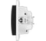 Механизм розетки Aling-conel PRESTIGE /набор 10 шт./ с заземлением 16A 250V чёрная soft touch /арт. / 6030.E1 Н10 5